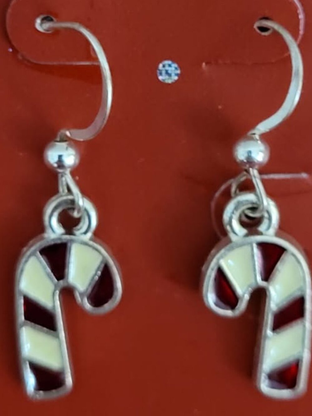 BRAND NEW, KOHLS, CANDY CANE EARRINGS!!!